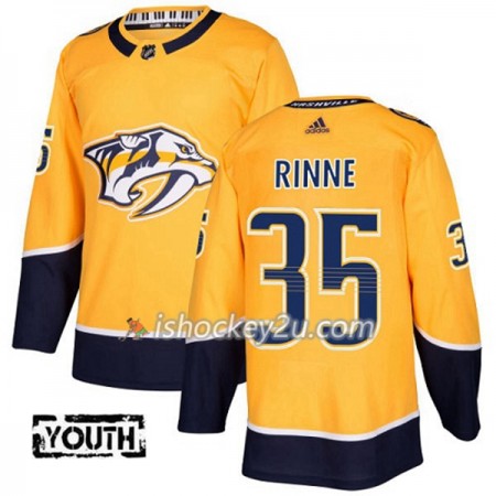 Børn NHL Nashville Predators Trøje Pekka Rinne 35 Adidas 2017-2018 Guld Authentic